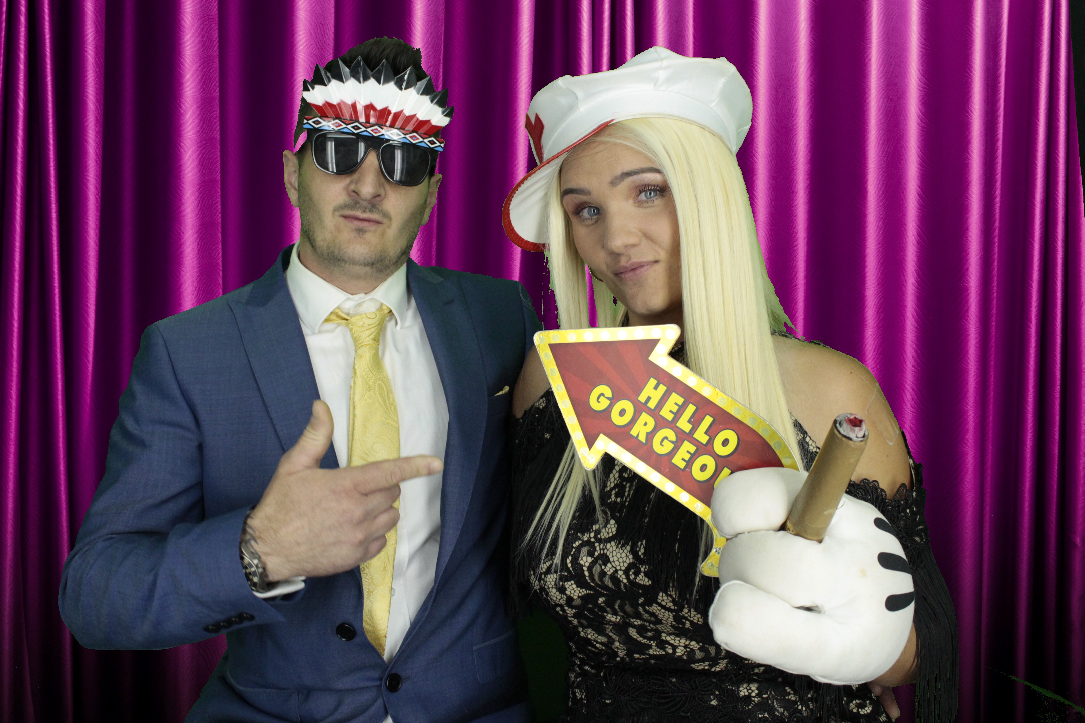 Hazel & Luke's Wedding | View more photos from the event at gallery.myphotoboothexperience.co.uk/u/MyPhotoBoothExperienceLtd/Hazel-Lukes-Wedding